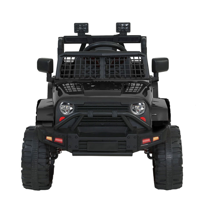 Kids Ride On Jeep Electric 12V Battery RC showing front perspective | Confetti Living
