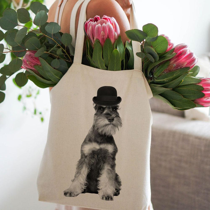Canvas Tote Bag SCHNAUZER | Confetti Living
