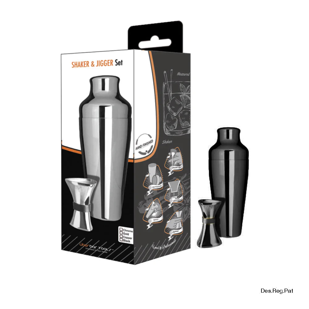 Bar Tools Shaker & Jigger Set 2 piece | Confetti Living