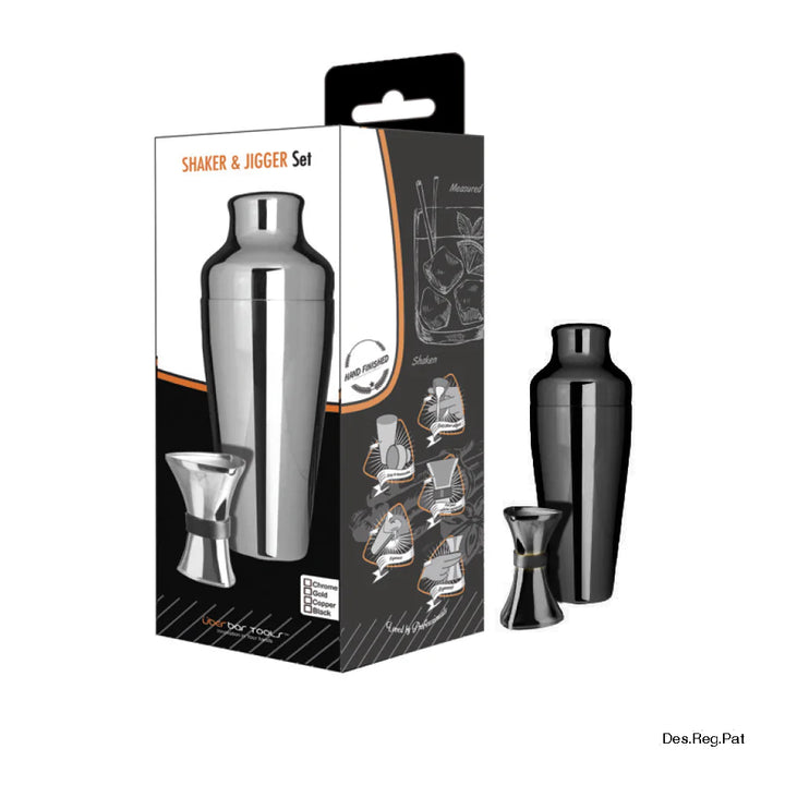 Bar Tools Shaker & Jigger Set 2 piece | Confetti Living