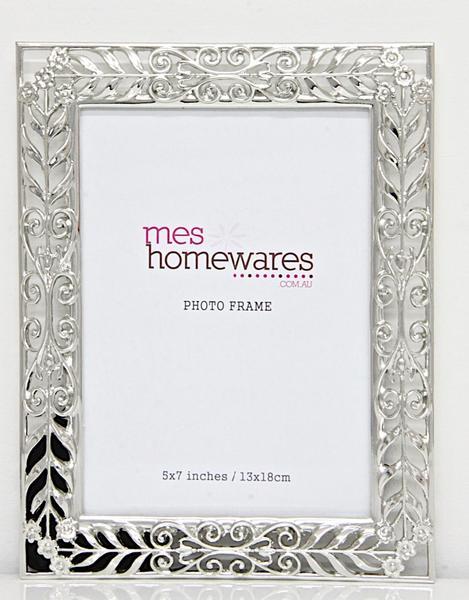 Silver Stencil Photo Frame | Confetti Living