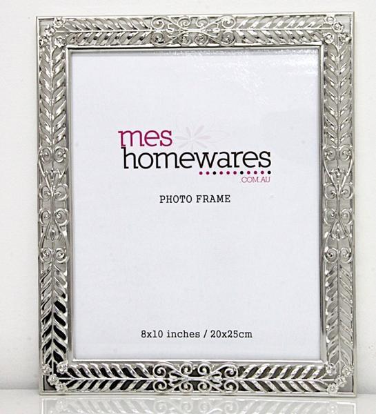 Silver Stencil Photo Frame | Confetti Living