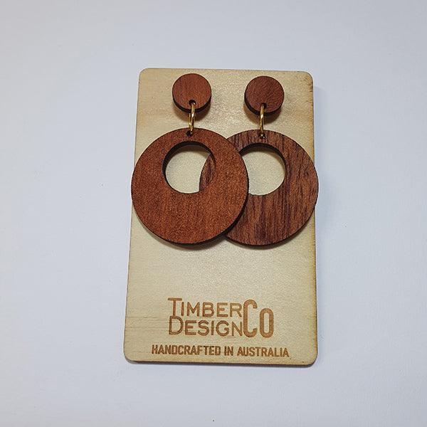 Timber Design Red Cedar Drop Earrings | Confetti Living