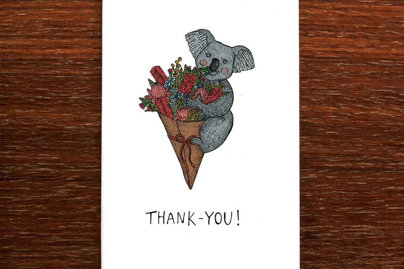Card - Thanks Koala Greeting Card | Confetti Living