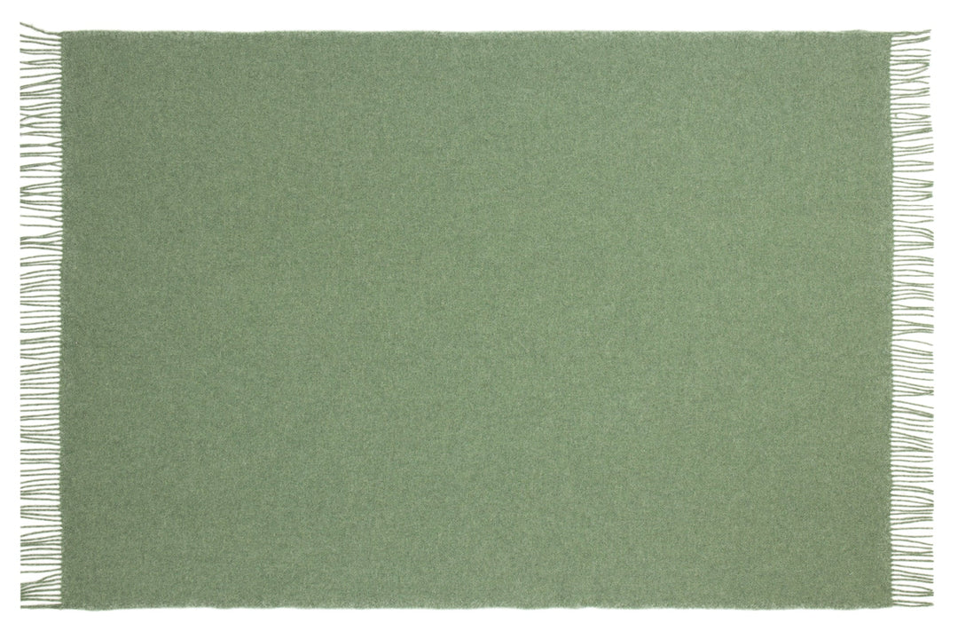 Brighton Throw Rug - 100% NZ Wool - Sage | Confetti Living