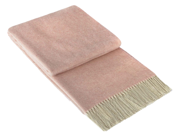 Kensington Wool Throw Rug in Blush | Confetti Living