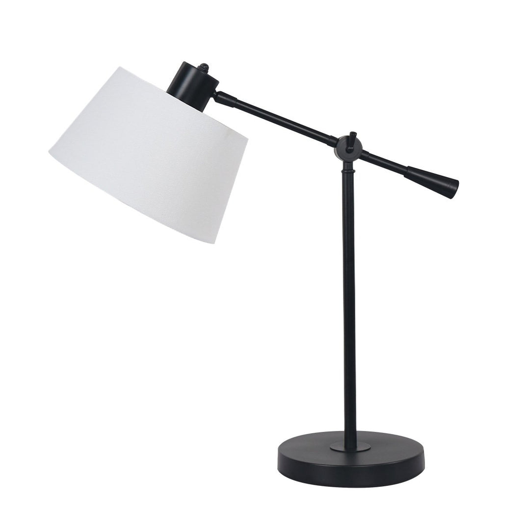 Sarantino Adjustable Metal Table Lamp In Black | Confetti Living