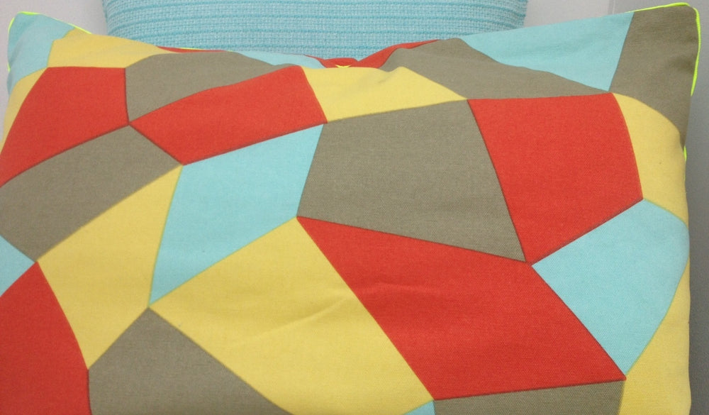 Geo Beige 40x60cm Cushion Cover | Confetti Living