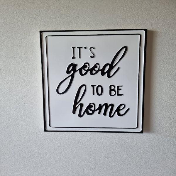 Wall Decor sign - It's Good to be Home | Confetti Living
