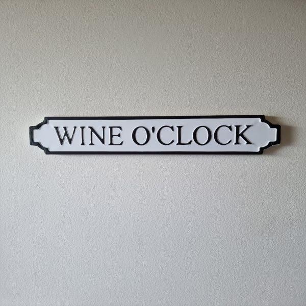 Wall Decor Sign - Wine O'Clock | Confetti Living