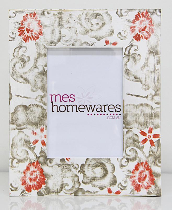 Photo Frame - Wooden Floral Antiquita | Confetti Living