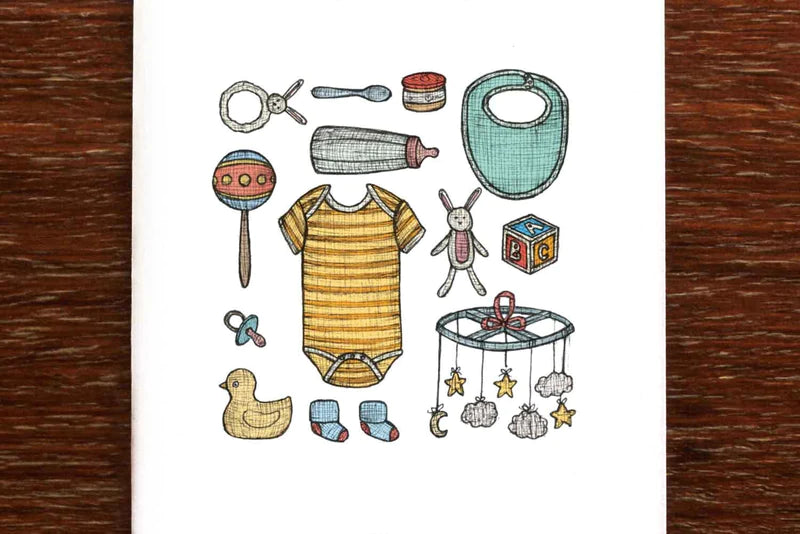 Card - Baby Keepsakes Greeting Card | Confetti Living