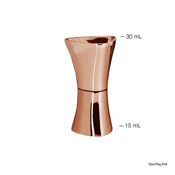 Bar Tools BarJig X Jigger 15/30ml in Copper | Confetti Living