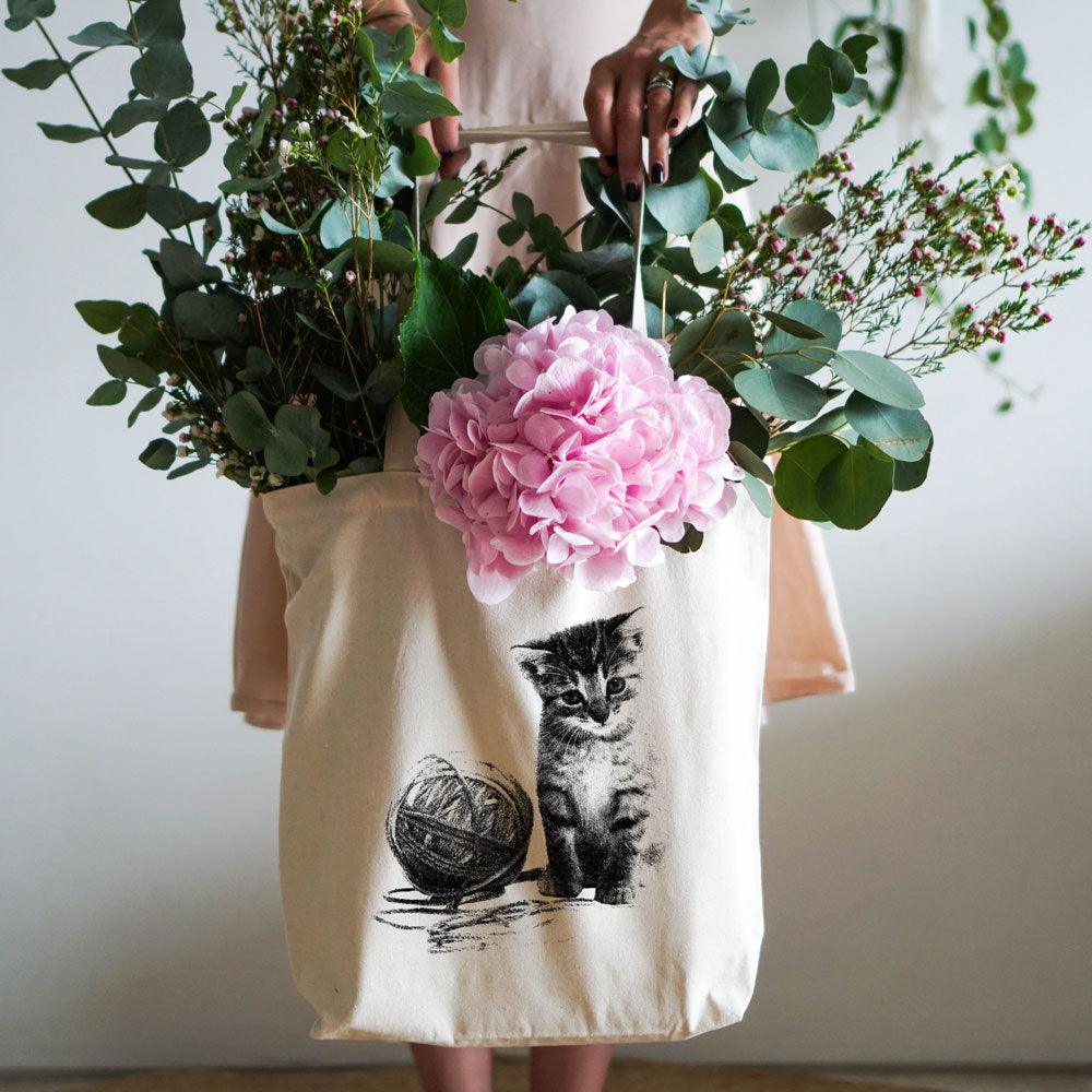 Canvas Tote Bag CAT | Confetti Living