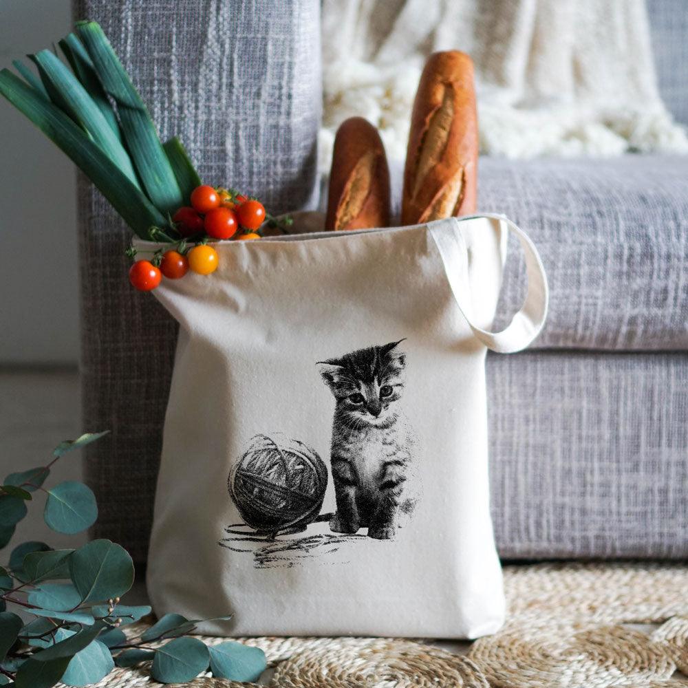 Canvas Tote Bag CAT | Confetti Living