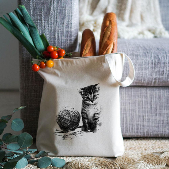Canvas Tote Bag CAT | Confetti Living