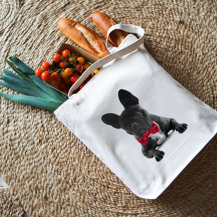 Canvas Tote Bag FRENCH BULLDOG | Confetti Living
