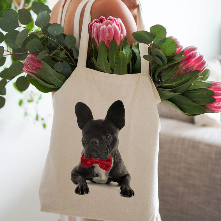 Canvas Tote Bag FRENCH BULLDOG | Confetti Living