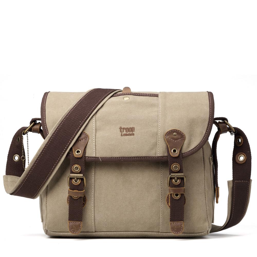 Troop London Dalton Washed Stone Satchel Bag | Confetti Living