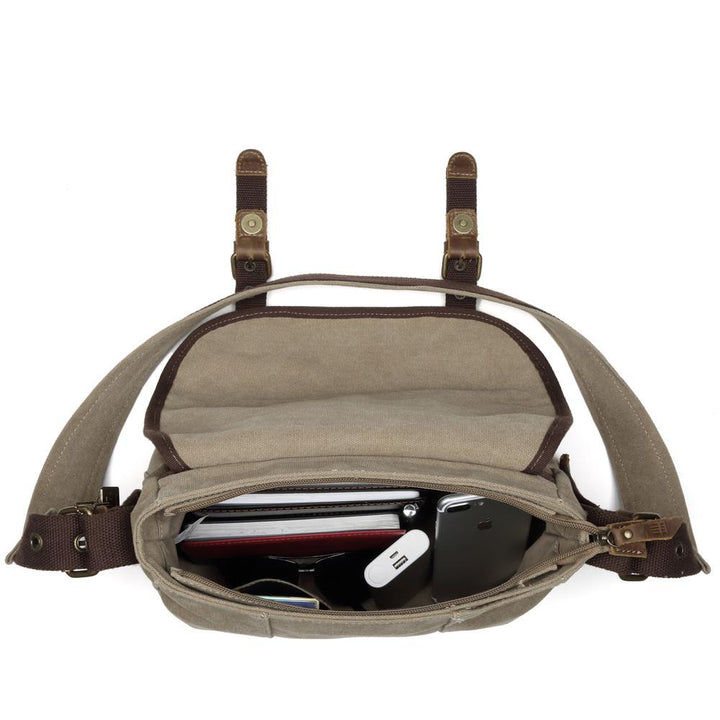 Troop London Dalton Washed Stone Satchel Bag | Confetti Living