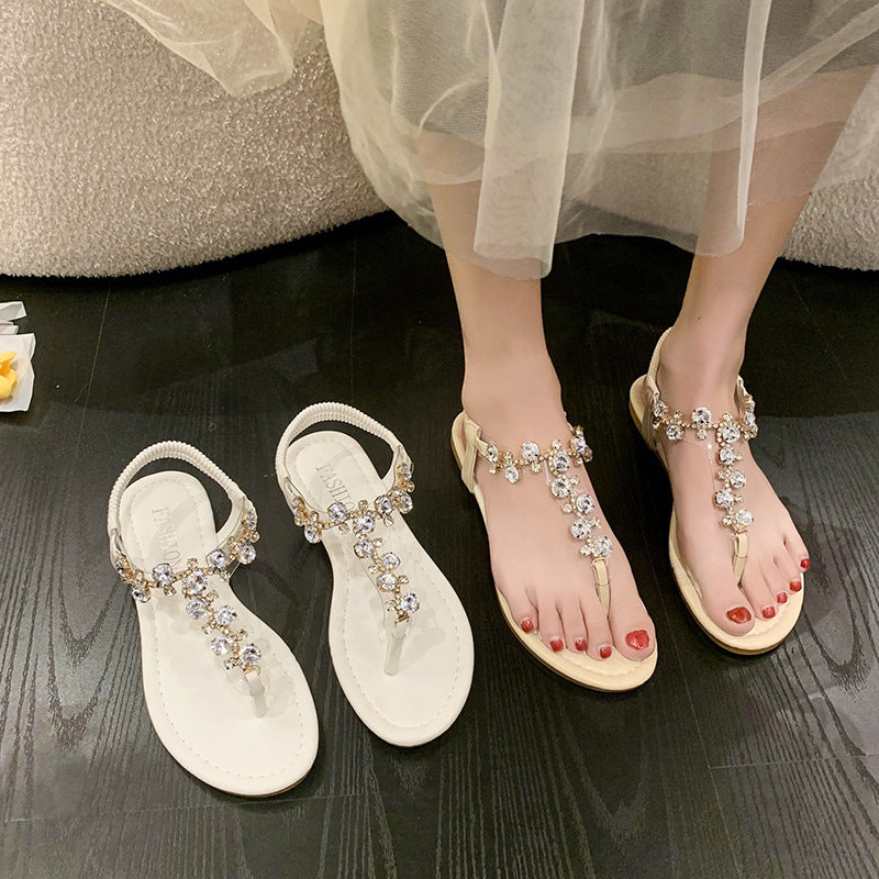 Women's Rhinestone Diamond Summer Sandals | Confetti Living