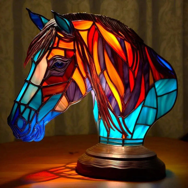 Animal Series Coloured 3D Desk Lamp Horse|Confetti Living