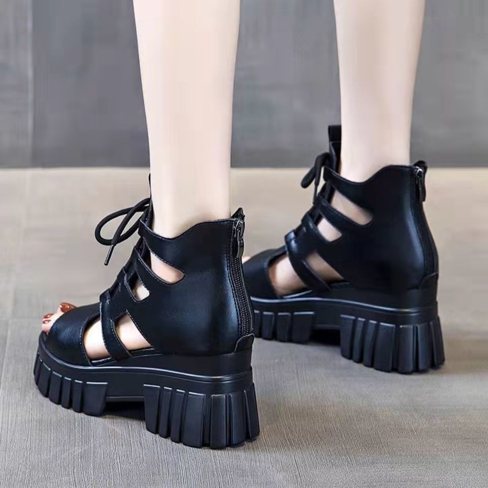 Women's Peep Toe Platform High Heel Shoes | Confetti Living