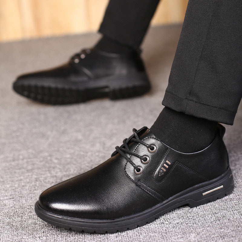 Mens Fashion Casual Leather Soft Sole Insole High Shoes | Confetti Living