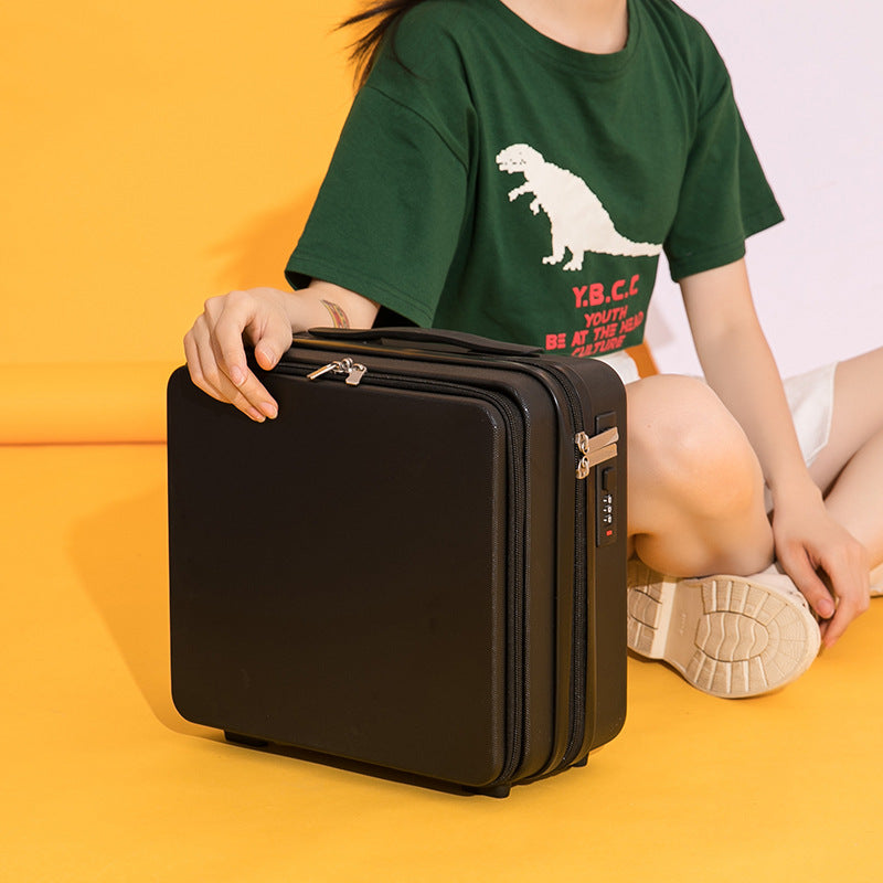 Women's Mini Cornetto Functional Suitcase  in Black| Confetti Living