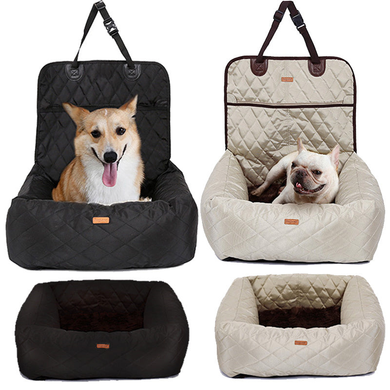 2 In 1 Pet Dog Carrier and Folding Car Seat Pad | Confetti Living