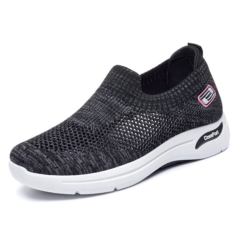 Women's Soft Bottom Casual Shoes in Black | Confetti Living