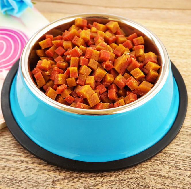 Colourful Magic Pet Feeding Bowls in Blue | Confetti Living