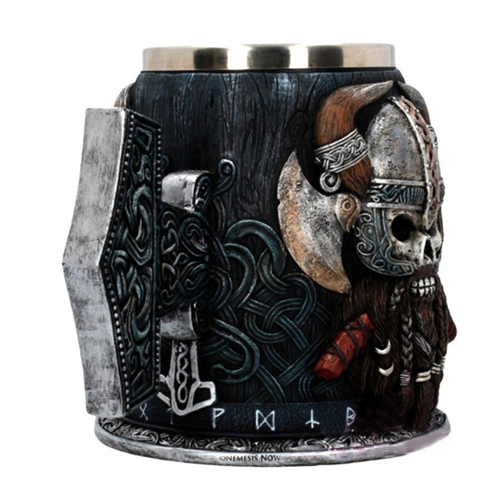 Home Bar Viking Beer Mug showing side perspective | Confetti Living