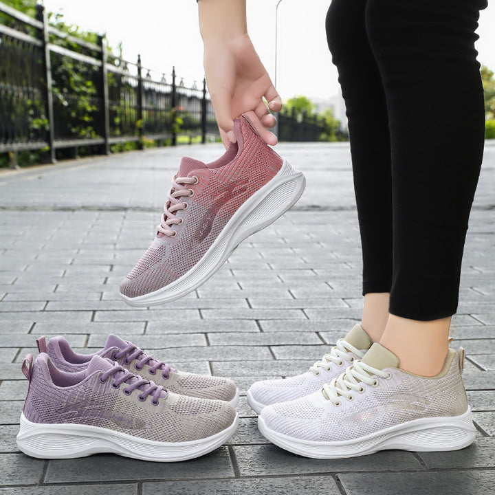 Women's Breathable Flyknit Sneakers | Confetti Living