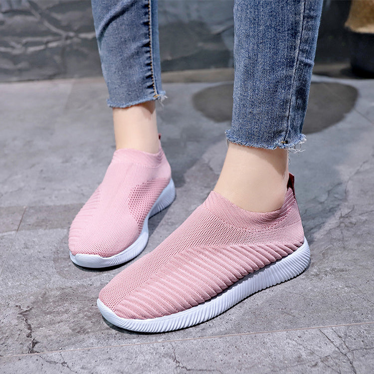 Women's Stretch Mesh Flat Shoes | Confetti Living