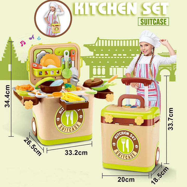 Childrens Interactive Suitcase Toy Designs Kitchen | Confetti Living