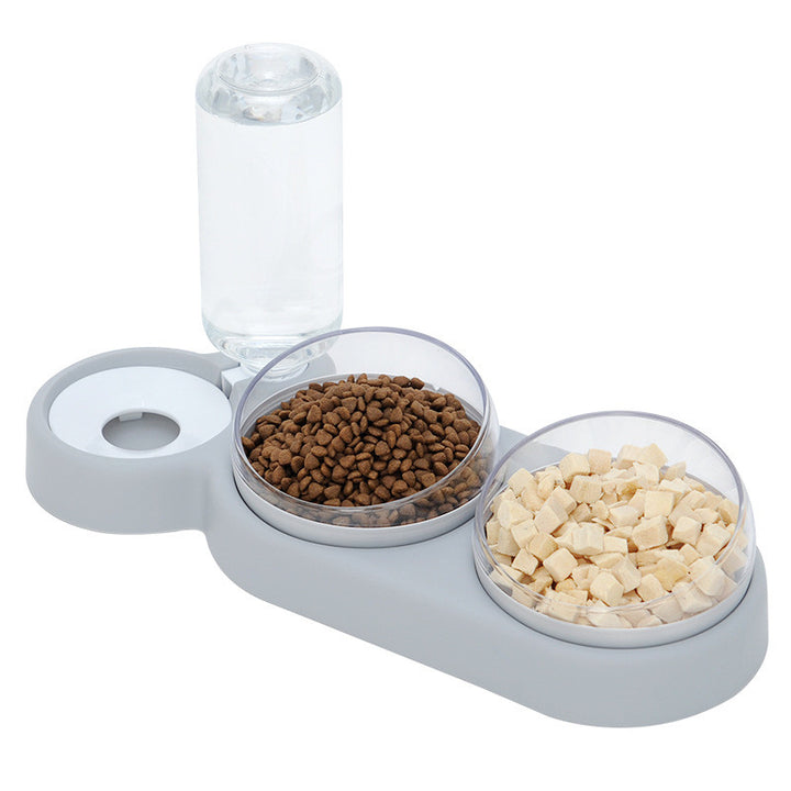 Automatic Pet Feeder Dog and Cat Food Bowl With Water Fountain | Confetti Living