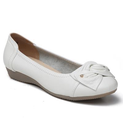 Women's Leather Flat-Heeled Shoes | Confetti Living