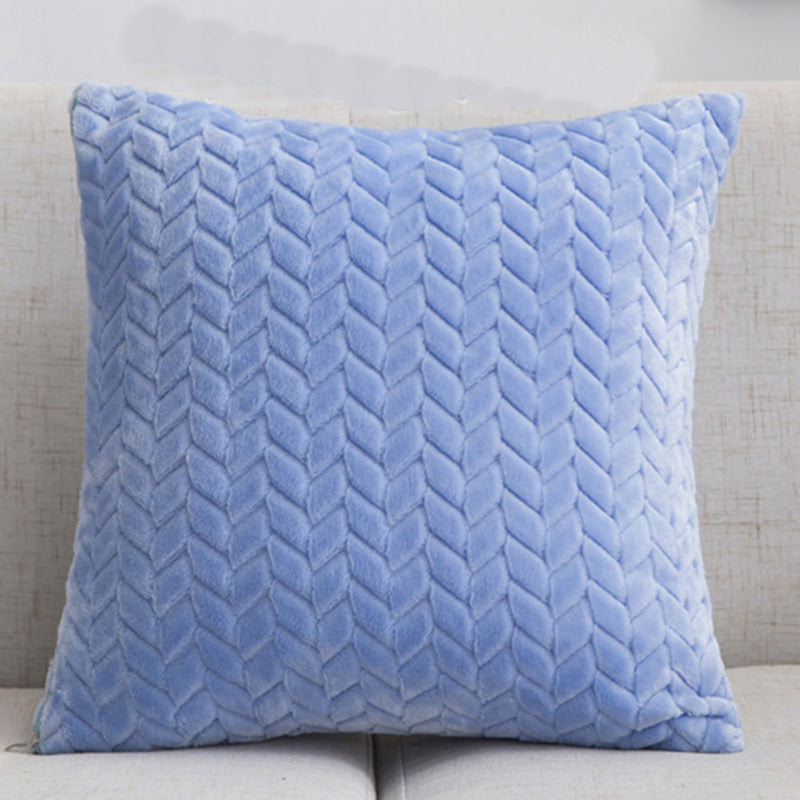 Cushion Cover Nordic Style Flannel Throw Pillow | Confetti Living