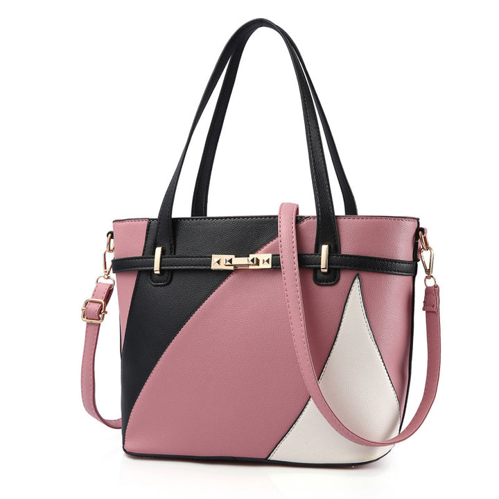 Women's Fashion Colour Leather Handbag in Mauve | Confetti Living