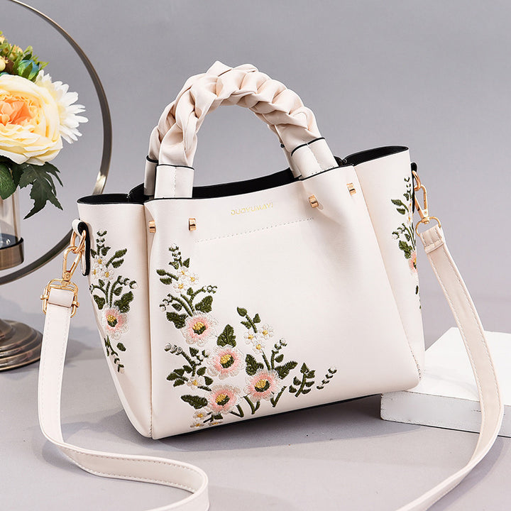 Women's Floral Design Hand and Shoulder Bag | Confetti Living