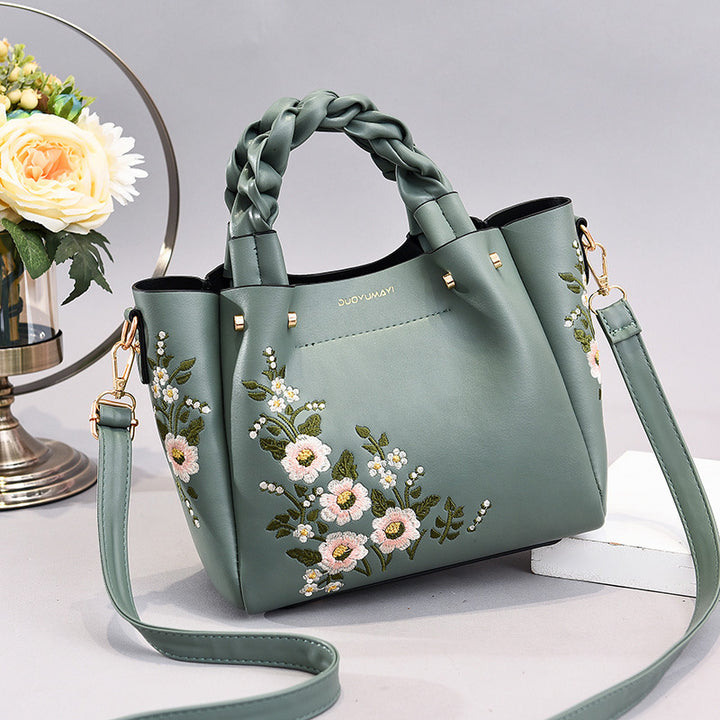 Women's Floral Design Hand and Shoulder Bag | Confetti Living