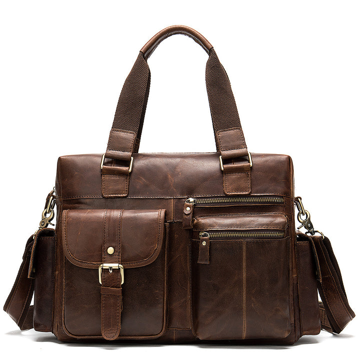 Leather Retro Business Travel Bag | Confetti Living
