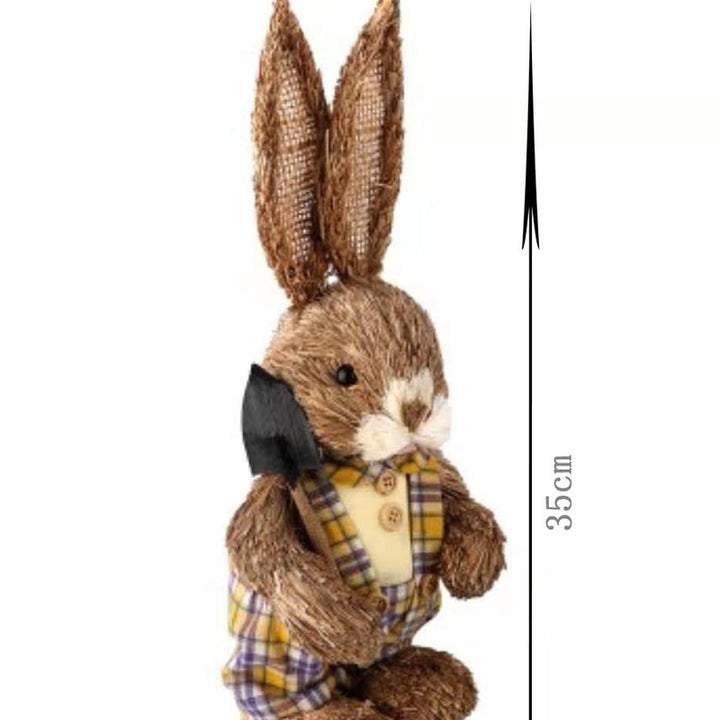 Simulation Papyrus Easter Rabbit Decoration Home Shopping Mall Garden Decoration European Fairy Tale Rabbit Decorations | Confetti Living