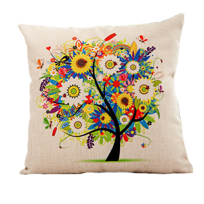Cushion Cover Cotton with Tree Designs | Confetti Living