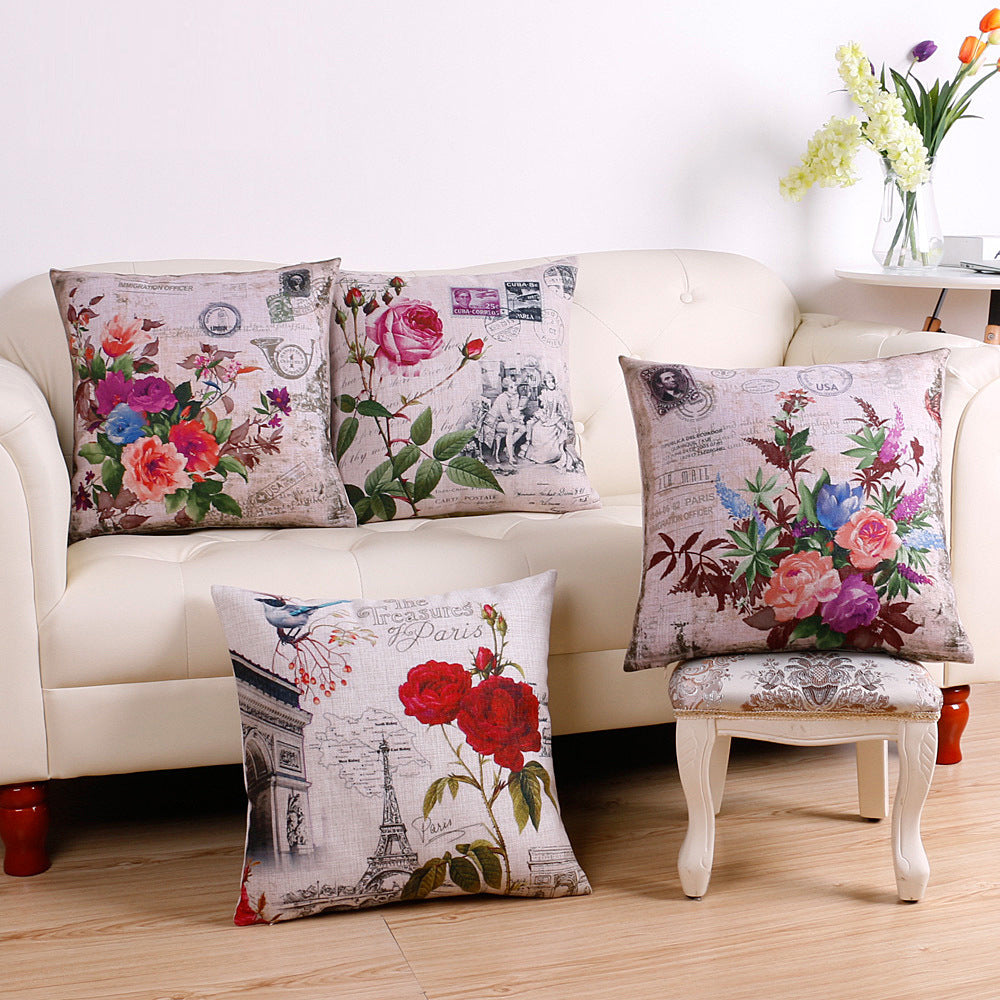 Cushion Cover Retro Fashion Paris Designs | Confetti Living