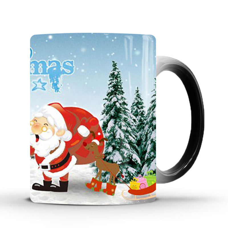 Merry Christmas Magic Mug - Heat Sensitive Colour Change 350ml