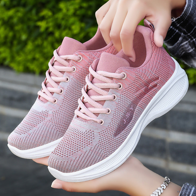 Women's Breathable Flyknit Sneakers | Confetti Living