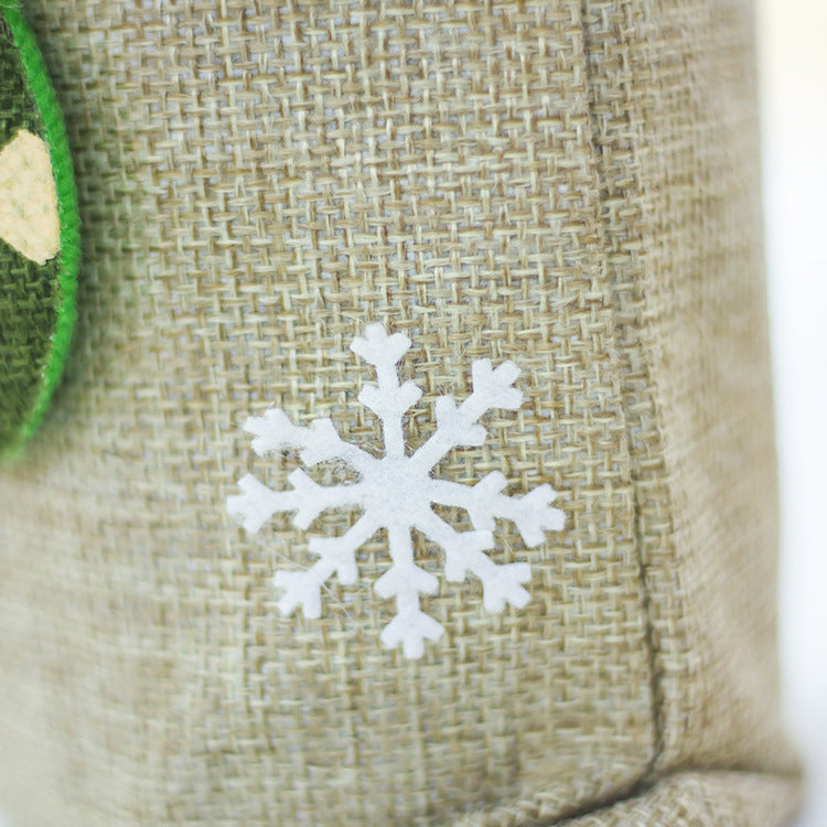 Christmas Wine Bottle Covers Showing Close Detail | Confetti Living