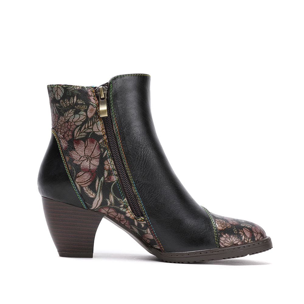 Women's Retro Flower Fashion Boots | Confetti Living